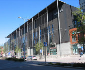 Back of building