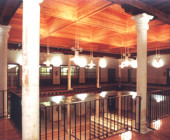 View of the historical courtyard from second floor