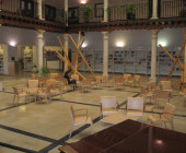 Historical courtyard rehabilitated. View from firts floor