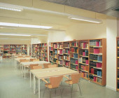 Reading room of the State Public Library in Palma de Mallorca, Spain