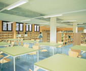 Reading room of the State Public Library in Palma de Mallorca, Spain