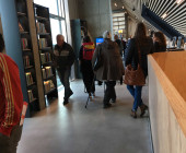 Tingbjerg, the library on the top floor