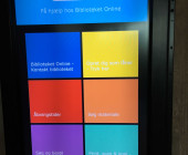 Tingbjerg, the self service screen